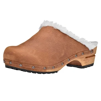 Image de Sanita HESE OPEN Sabots, Femme, Taille: 39, Chestnut Nubuck
