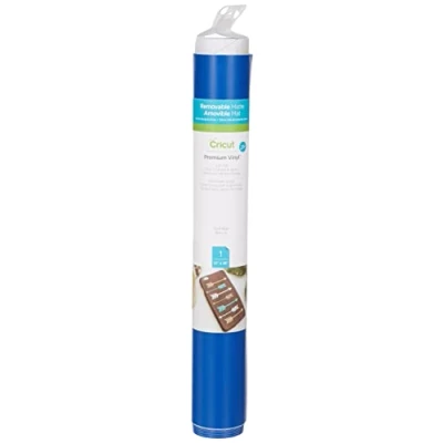 Image de Cricut Removable Amovible Blue Vif 30.5cm x 1.2m (12&quot; 48&quot;) Rouleau de Vinyle adhésif Compatible avec Toutes Les Machines découpe, 1,2m (4ft)