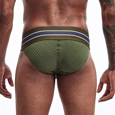 Image de JOCKMAIL Slip de sport en coton pour homme Vert X Large