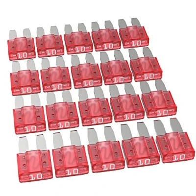 Image de AUPROTEC Micro 2 Fusibles à lame MikrOTO II 5A 30A fusible enfichable d&#039;automobile choix : 10A ampère rouge, 20 pcs