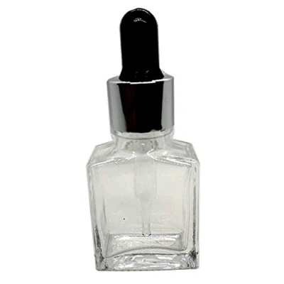 Image de Flacon compte gouttes en verre avec pipette pointue (15 ml)