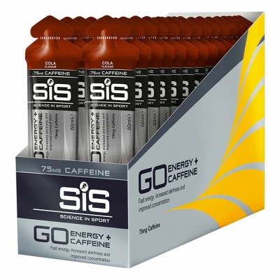 Image de Gel énergétique Science in Sport Go + Cafeine Cola &amp; Caffeinne 60 ml
