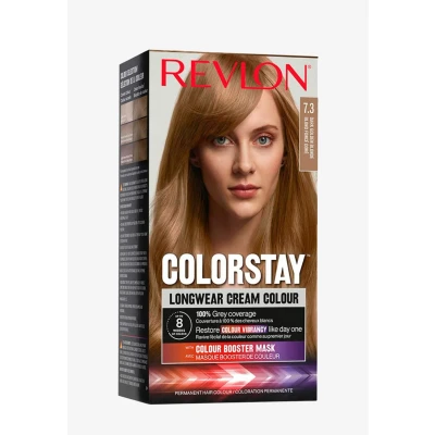 Image de Revlon HAIR Color COLORSTAY, Longwear Cream Colour Coloration, Taille: 165 ml, Blond fonce dore
