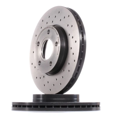 Image de BREMBO XTRA LINE 09.9464.1X Disque de frein 278 25 5 percé/revêtement int. revêtu à haute teneur en carbone FORD: FOCUS 2, 2 Cabriolet, C Max