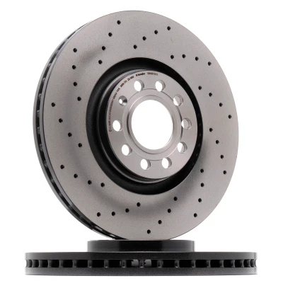 Image de BREMBO COATED DISC LINE 09.A813.11 Disque de frein 320 30 5 percé/revêtement int. revêtu à haute teneur en carbone avec vis/boulons AUDI: A4 B7 Avant