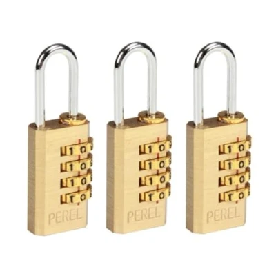 Image de JEU DE 3 CADENAS A COMBINAISON 20MM
