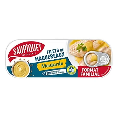 Image de SAUPIQUET Filets De Maquereaux Moutarde 226G Lot 4