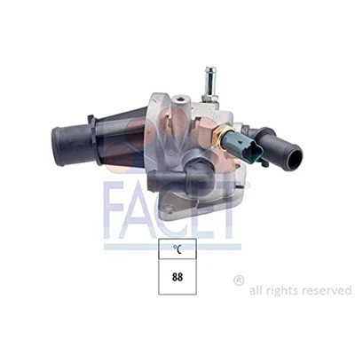 Image de FACET 7.8639 Thermostat d&#039;eau 88 Made in Italy OE Equivalent avec joint d&#039;étanchéite OPEL: Meriva A, Tigra Twintop, Agila B, SUZUKI: SWIFT 3, Splash
