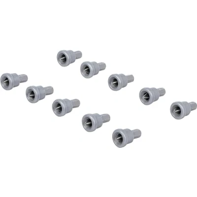 Image de BGS Diy 50408 Jeu d’embouts avec butée de profondeur pour plaques carton plâtre hexagone mâle 6,3 mm (1/4&quot;) cruciforme PH2 10 pièces