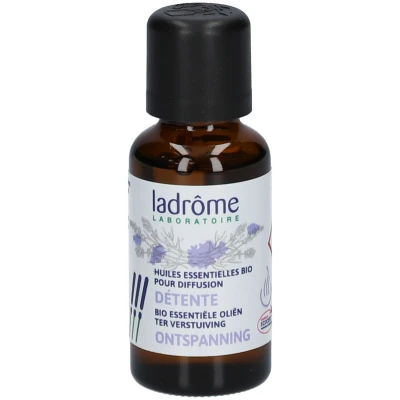 Image de Ladrôme Détente Huiles Essentielles Bio pour Diffusion 30 ml huile