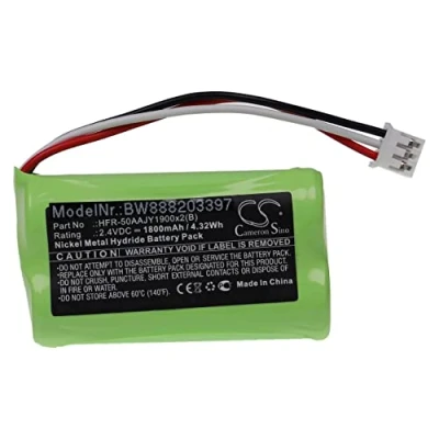 Image de Batterie vhbw P2920 1800mAh 2,4V NiMH Compatible Shield Game Controller
