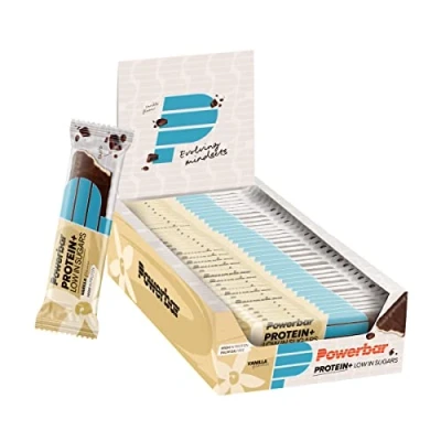 Image de Powerbar Protein Plus Low Sugar Vanilla 30x35g Barre hyperprotéinée et peu sucrée