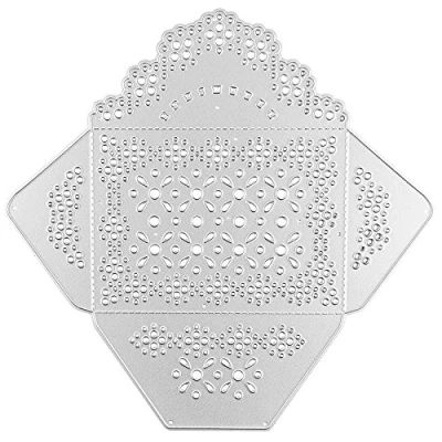 Image de Ideen mit Herz Matrice de découpe en forme d&#039;enveloppe, 16 cm x 16,2 cm, compatible avec les machines courantes