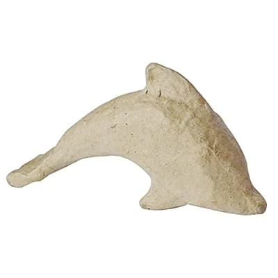 Image de Décopatch AP604O Un support en papier brun pulpé 13x3,5x7 cm, Dauphin