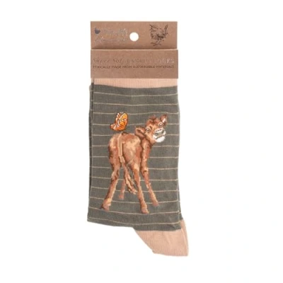 Image de Wrendale Designs by Hannah Dale Chaussettes en forme de vache Flutterly Fabulous, 4 7