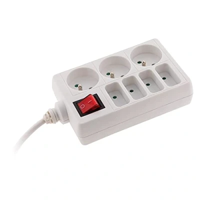 Image de Bloc multiprise 4x 6A + 3x 16A Blanc Zenitech
