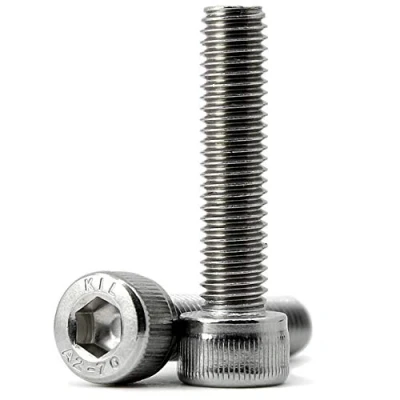 Image de M6 x 80mm 10PCS vis cylindrique à six pans creux selon la norme,acier inoxydable 304 Entièrement Filetée Boulons