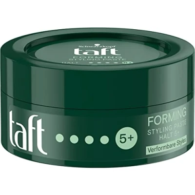 Image de TAft pâte coiffante Forming avec niveau de tenue 5+ (75 ml), pour cheveux des styles texturés au look Undone, contrôle la coiffure jusqu&#039;à 24 h