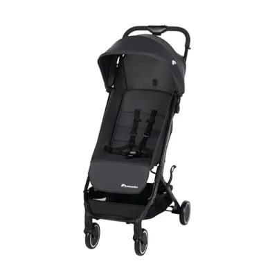 Image de Bebeconfort Soko Poussette Canne Ultra Compacte, Confortable et Légère, de la Naissance à 3 ans demi, 0 15 kg, Mineral Graphite