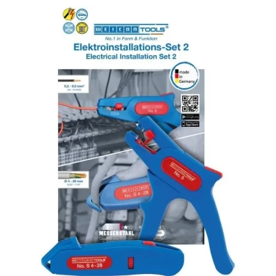 Image de Pince à dénuder WEICON TOOLS No S 4 + 5 0.2 6.0 mm² Set pour installation électrique 1 pc(s)