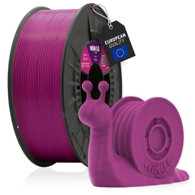 Image de WINKLE Filament PLA HD 1.75mm Mauve pour Impression 3D, Bobine 1kg, Imprimante Matériaux d&#039;impression Précision Dimensionnelle +/ 0.05mm, Facile à Imprimer