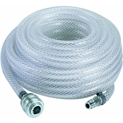Image de Einhell Tuyau haute Pression 15m pour Compresseur (diamètre 6mm, maximale 15 bar, Raccord 1/4)