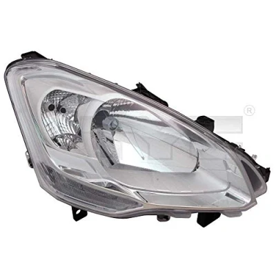 Image de TYC 20 11752 05 2 Phares gauche H4 pour circulation à droite avec moteur électrique CITROËN: Berlingo II Van, II, PEUGEOT: Partner Van