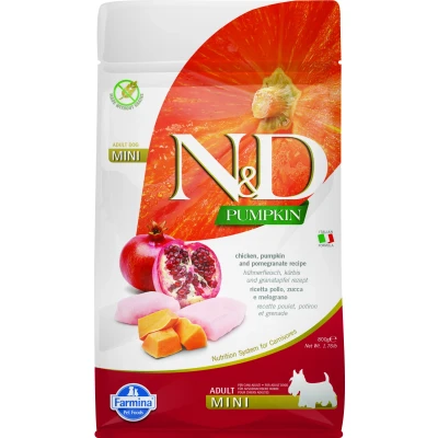 Image de N&amp;D Pumpkin Dog Chicken &amp; Pomegranate Adult Mini 800 GR