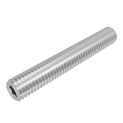 Image de Vis sans tête SECCARO à pointe conique M6 x 40 mm, acier inoxydable V2A VA A2, DIN 913 / ISO 4026, six pans creux, 20 pièces
