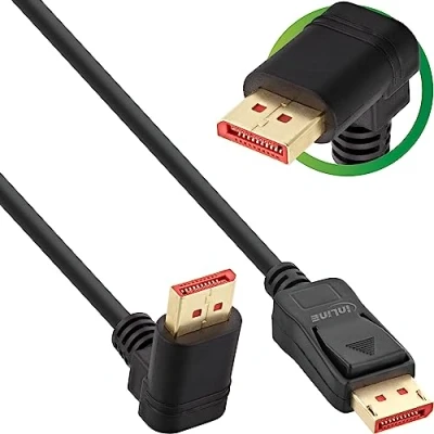 Image de Câble vidéo INLINE 17152O DisplayPort 2 m Résolution 7680 x 4320 pixels