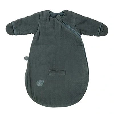 Image de Nattou Gigoteuse Bébé pour l&#039;Automne et l&#039;Hiver en 100% Coton (Mousseline), Manches Détachables, TOG 2, Environ 60 cm, Luna Axel, Vert