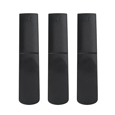 Image de 3PCS Anches de Saxophone Alto Force 2,5 en Résine Accessoires d&#039;Instruments Musique Noir