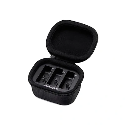 Image de RØDE Étui de charge pour le Wireless GO II avec deux recharges complètes, boîtier robuste et système fermeture éclair