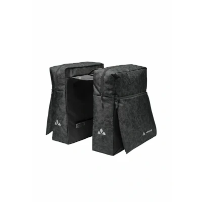 Image de VAUDE TwinZipper Double sacoche de roue arrière pour vélo 48 litres Housse pluie incluse
