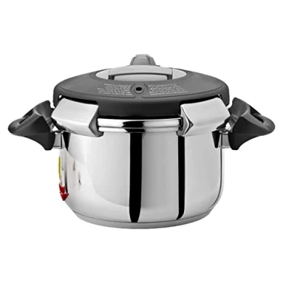 Image de Artame ART38306 Autocuiseur Vapeur, Appareil de Cuisson à Pression Ovni Tous Feux Dont Induction INOX 24cm, 6l