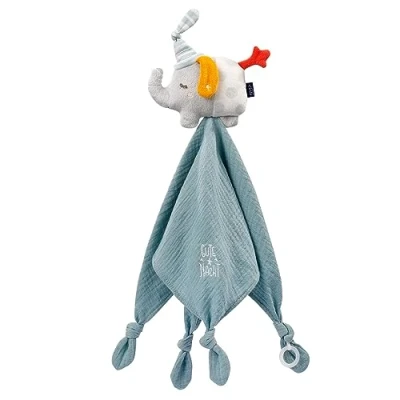 Image de Fehn Doudou bébé jouet éléphant pour nouveau né Aide au sommeil avec &quot;Glow in the dark&quot; marionnette animal de bébés et jeunes enfants à partir 0+ mois