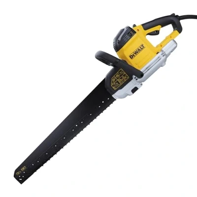 Image de DEWALT Scie Alligator 240V DWE397 QS pour Découper de Briques Terre avec frein Lame 0.2sec Longueur la 43cm Course 40mm Vitesse Moteur 3000cps/min 1700W