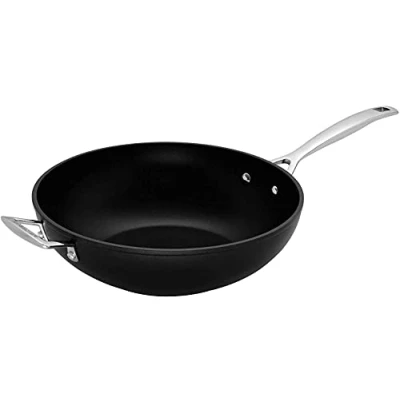Image de Le Creuset Wok with steel Les Forgees TNS ø 26 cm / 3.4 Liter standard non stick coating