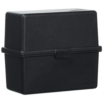Image de Exacompta 50614D Ecoblack Bac à fiches 4,90 x 8,80 7,70 cm Noir