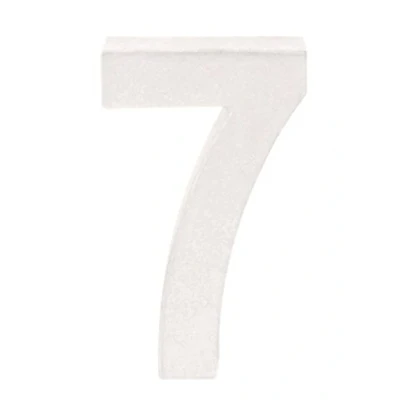 Image de GLOREX Nombre de 7, en carton FSC Mix, blanc, 10 x 7 3,5 cm
