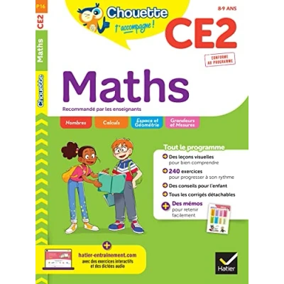 Image de Chouette Maths CE2 cahier d&#039;entraînement recommandé par les enseignants (Broché)