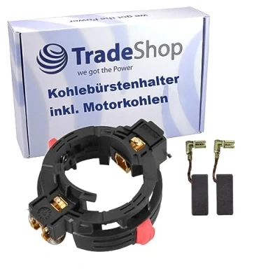 Image de Trade Shop Porte charbon de moteur avec balais compatible Bosch GBH 2 26, 26 RE, DFR, DRE, 22
