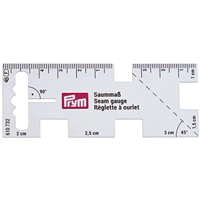 Image de Prym Jauge De Couture Quater, Taille 1 3,5 Cm, Blanc