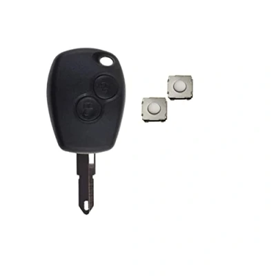 Image de Coque + lame 2 boutons télécommande micro switch Pour clé de Dacia Logan, Duster