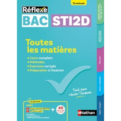 Image de Toutes les matières Terminale STI2D Réflexe 2024 Livre d’occasion Correct