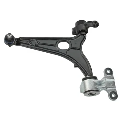 Image de MEYLE 11 16 050 0038 Bras de suspension ORIGINAL Quality avec support en caoutchouc inférieur, Essieu avant gauche barre oscillant transversal Acier