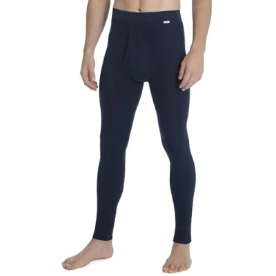 Image de Calida Hose Cotton 1:1 Slip, Bleu Blau (Admiral 883), Medium Homme