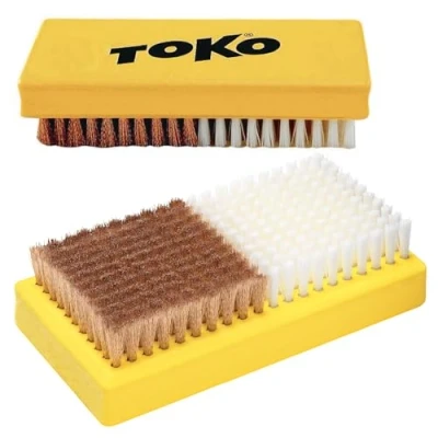 Image de TOKO Base Brush Combi Nylon/Copper Outil d&#039;entretien pour skis et snowboards