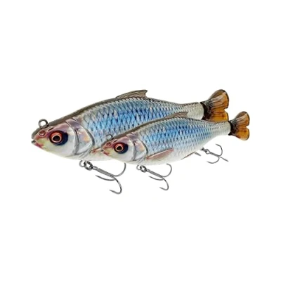 Image de Poisson nageur Savage Gear 3D Hard Pulsetail Roach 18cm 90gr Slow Sinking Koi Carp (avec hochet) Swimbait
