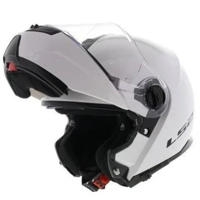Image de LS2, Casque Moto Modulable Strobe II Gloss White, L